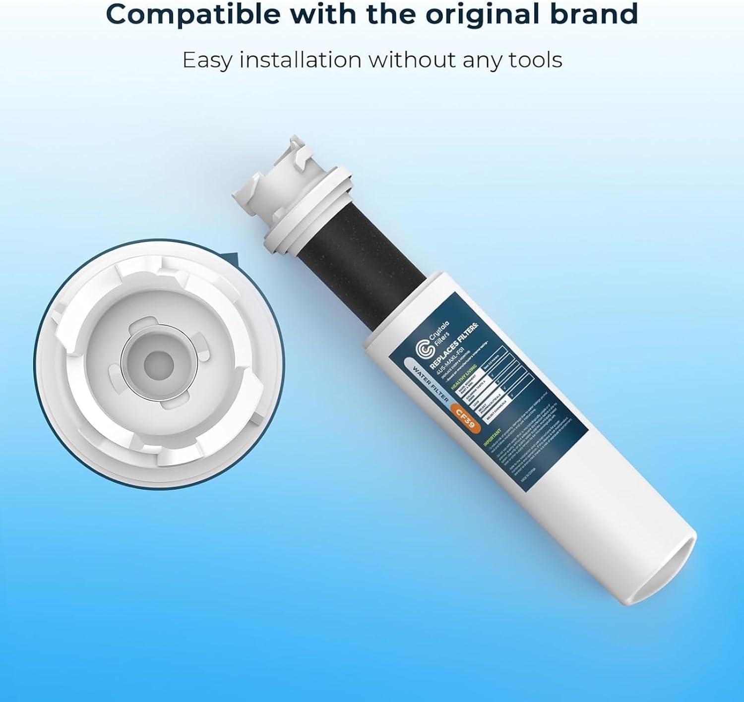 imageCrystala Filters 4USMAXLF01 Replacement Filter Compatible with 4USMAXLS01 System 2PACK