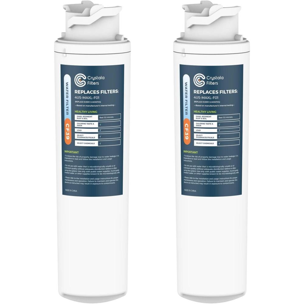imageCrystala Filters 4USMAXLF01 Replacement Filter Compatible with 4USMAXLS01 System 2PACK