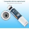 imageCrystala Filters 644845 Refrigerator Water Filter Replacement for Bosch Ultra Clarity 9000077104 9000194412 644845 B26FT70SNS B22CS80SNS B22CS50SNS Haier 0060820860 Miele KWF1000 3 pack