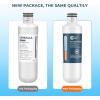 imageCrystala LT1000PC Replacement Water Filter Compatible with LT1000PCPCS LT1000PC LT1000PC MDJ64844601 ADQ747935 ADQ74793504 Water Filter and LT120F ADQ73334008 Fresh Air Filter 3 Pack1 Count Pack of 1