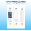 imageCrystala LT1000PC Replacement Water Filter Compatible with LT1000PCPCS LT1000PC LT1000PC MDJ64844601 ADQ747935 ADQ74793504 Water Filter and LT120F ADQ73334008 Fresh Air Filter 3 Pack1 Count Pack of 1