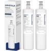 imageCrystala Filters 3USPF01 Under Sink Water Filter Compatible with Advanced 3USPF01 3USMAXF01H 3USPF01H RP78702 K00337 K00338 Water Filter 2 Packs
