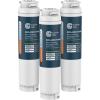 imageCrystala Filters 644845 Refrigerator Water Filter Replacement for Bosch Ultra Clarity 9000077104 9000194412 644845 B26FT70SNS B22CS80SNS B22CS50SNS Haier 0060820860 Miele KWF1000 3 pack