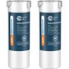 imageCrystala Filters Compatible with GE XWF Water Filter Replacement for GE SmartWater Refrigerator Water Filter 2 PACK