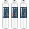 imageCrystala Filters Compatible with Samsung DA2900020B Refrigerator Water Filter DA2900020AB DA2900020B1 HAFCINEXP 469101 RF4267HARS RF25HMEDBSR RF28HMEDBSR RS25J500DSR 3 Pack3 Count Pack of 1