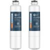 imageCrystala Filters Compatible with Samsung DA2900020B Refrigerator Water Filter DA2900020AB DA2900020B1 HAFCINEXP 469101 RF4267HARS RF25HMEDBSR RF28HMEDBSR RS25J500DSR 3 Pack2 Count Pack of 1