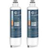 imageCrystala Filters Replacement for Bosch Ultra Clarity Pro Water Filter Compatible with BORPLFTR50 12033030 11025825 12028325 BORPLFTR55 WFC100MF WFS200MF 1 Pack2 Count Pack of 1