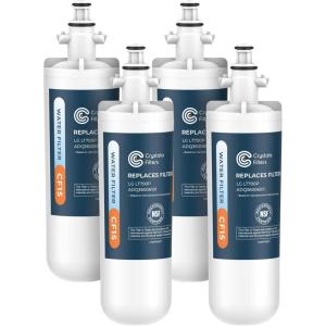 imageCrystala Filters Replacement for LG LT700PADQ36006101 Water Filter NSF 42 Compatible with Kenmore Clear 9690 469690 ADQ36006101 ADQ36006102 LFX28968ST ampamp LT120F 3 Packs4 Count Pack of 1