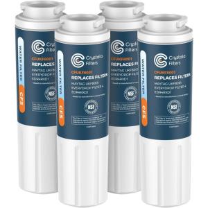 imageCrystala Filters UKF8001 Compatible with Everydrop Filter 4 EDR4RXD1 Whirlpool Refrigerator Water Filter 4 4396395 Maytag UKF8001AXX UKF8001AXX750 469006 Puriclean II PH21500 Pack of 34 Count Pack of 1
